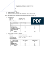 Draft Perlombaan TPQ Desa Wulunggunung