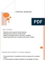 Unit 2 Central Banking