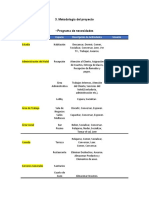 Programa Arquitectónico