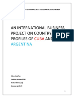 An International Business Project On Country Profiles of AND