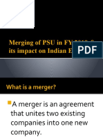 Merging of PSU in FY 2019 & Its