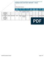 Candidate Examination History Report - Pass