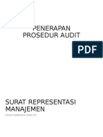 Penerapan Prosedur Audit