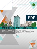 Pedoman Penyusunan Renstra 2020-2024 Kemenag