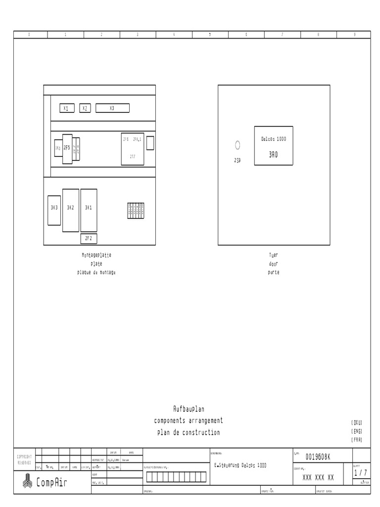 Electric Diagram 22kw 400v 50hz Delcos 1000