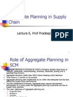 Aggregate Planning in Supply Chain