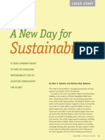 A New Day For Sustainability