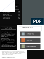 Fdi With Strategic Alliances