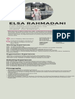 CV of Elsa Rahmadani