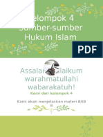 Sumber-Sumber Hukum Islam