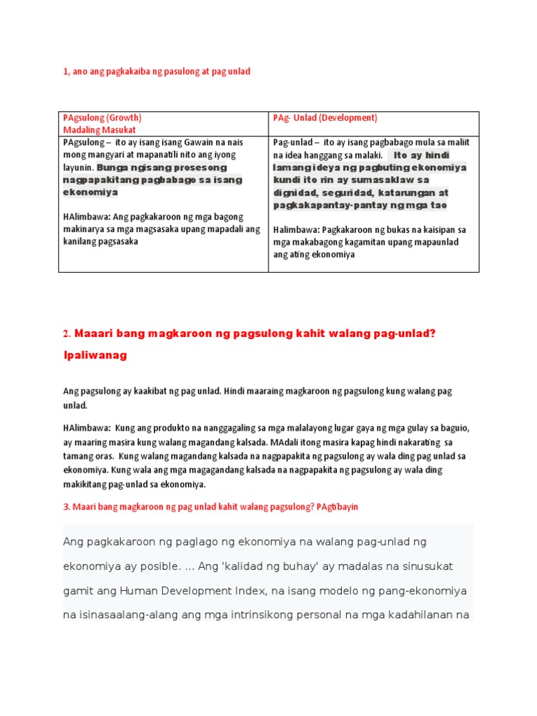 Pagsulong | PDF