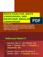 Akmen 5-Biaya Kualitas, Biaya Lingkungan, Dan Akuntansi Manajemen Lingkungan