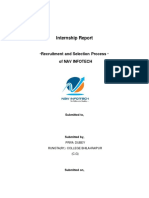 Internshipreportrecruitmentselrobi 160729060345 PDF