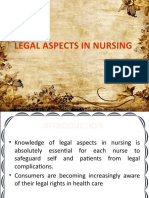 Legal Aspects in Nursing