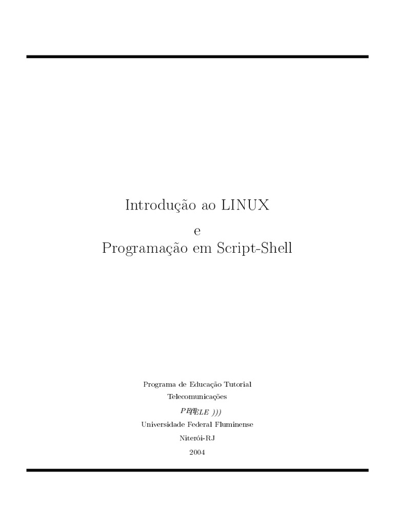 Introducao LINUX Programacao Script | PDF