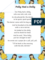 t t 12144 Miss Polly Had a Dolly Nursery Rhyme Poster Ver 1 (1)