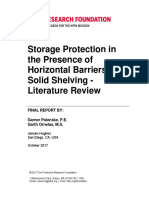 RFStorage Protection Presence Horizontal Barriers or Solid Shelving