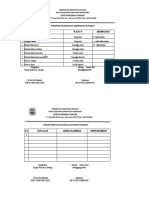 Jadwal Kebersihan Ruangan