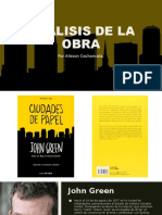 Analisis Literario - Ciudades de Papel.