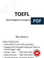 Pengenalan TOEFL