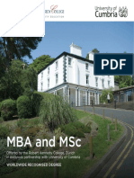 Mba Cumbria