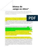 El Problema de Hidroituango Es Ético