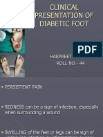 Clinical Presentation of Diabetic Foot