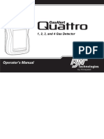 Gas Alert Quattro Ops Manual 50104941536 EN