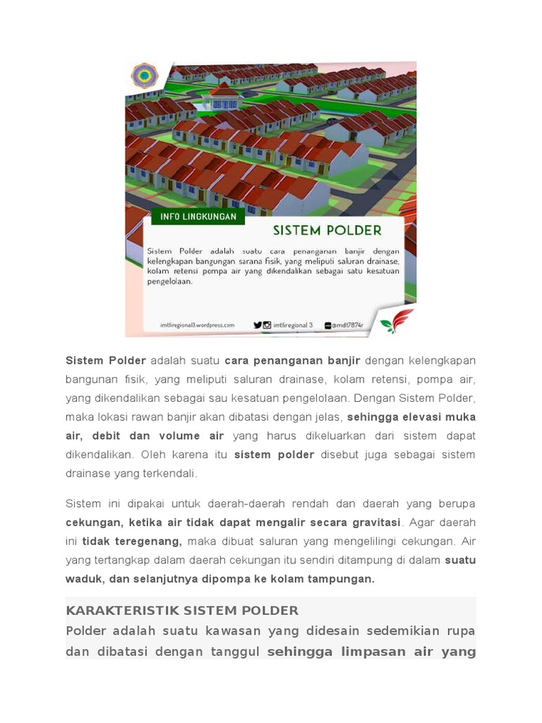 Sistem Polder Adalah Pdf