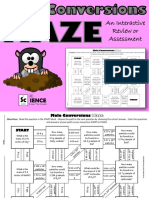 Mole Conversions Mazefor Reviewor Assessment