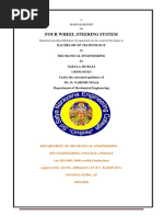 Four Wheel Steering System Document