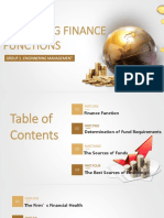 MANAGING FINANCE FUNCTIONS