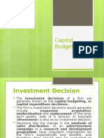 Capital Budgeting