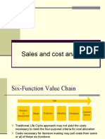 Sales and Cost Analysis