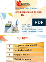 Nhóm 4 - Phương pháp chuẩn độ điện thế