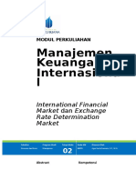 Modul - MKI - 02 - Exchange Rate Determination