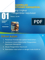 Modul 01 PENGAMBILAN KEPUTUSAN