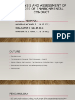 kelompok 11-ANALYSIS AND ASSESSMENT OF CODES OF ENVIRONMENTAL CONDUCT