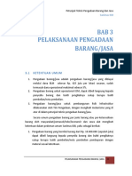 5 Bab 3 PELAKSANAAN PENGADAAN BARANGJASA