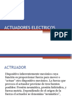 Actuadores eléctricos: tipos y usos en control industrial