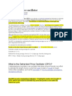 DPO - Detrended Price Oscillator