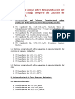 IDRA Jurisprudencia Laboral Desnaturalización Contrato Trabajo Temporal 01JUL2019