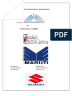 Maruti Institute Management Project HR