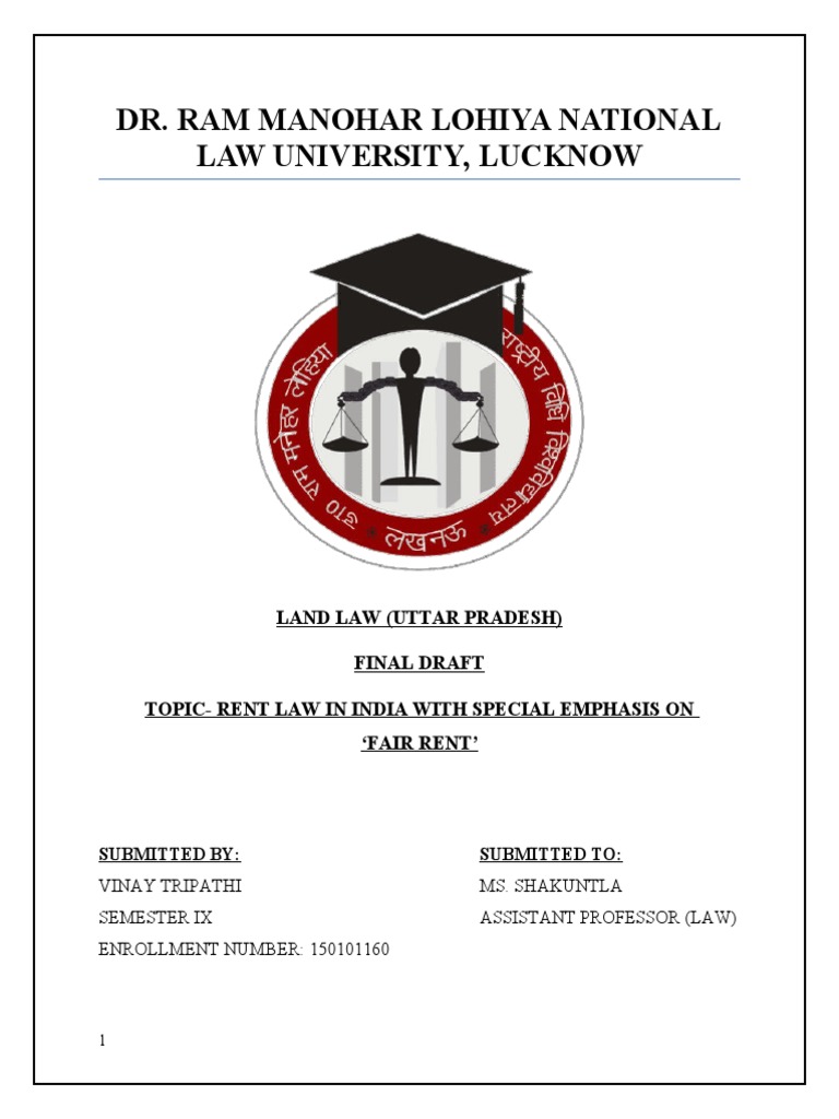 Land Law Project PDF Leasehold Estate Landlord