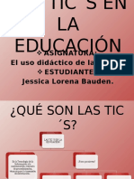 Las Tic S en La Educación