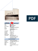 RMS Titanic: "Titanic" Redirects Here. For Other Uses, See