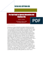 Por Qué Dejé la Iglesia Adventista del Séptimo Día