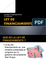 Ley de Financiamiento