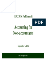 Abc 2016 Fall Summit Accounting For Non-Accountants
