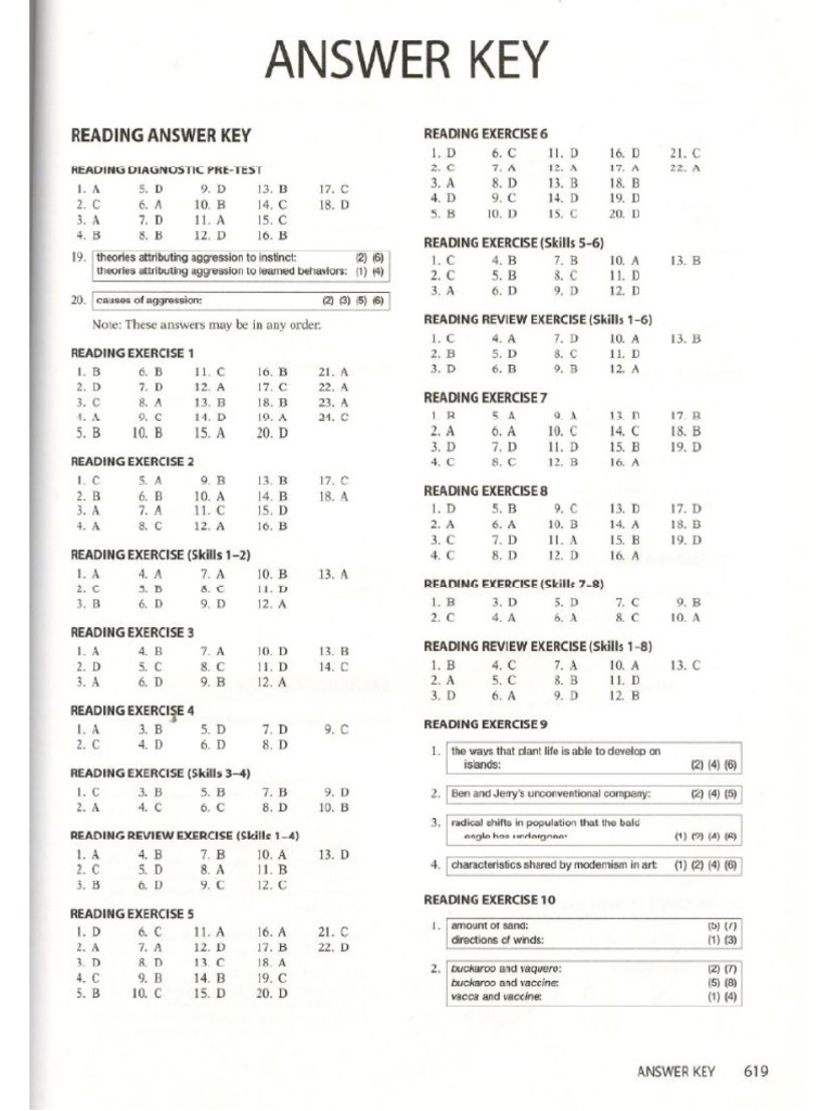 Answer Key Longman Preparation Course For The Toefl Ibt Pdf